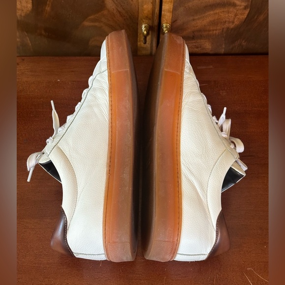 To Boot New York Adam Derrick White Leather Sneakers - Picture 8 of 10